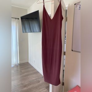 Plum Windsor midi dress. Size small. Worn once.